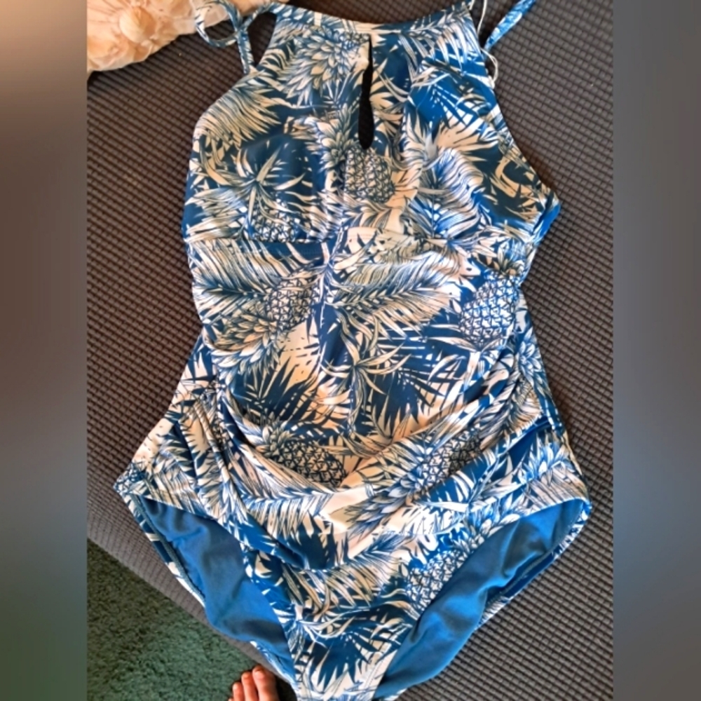 One piece bathing suit Size 14 NWOT